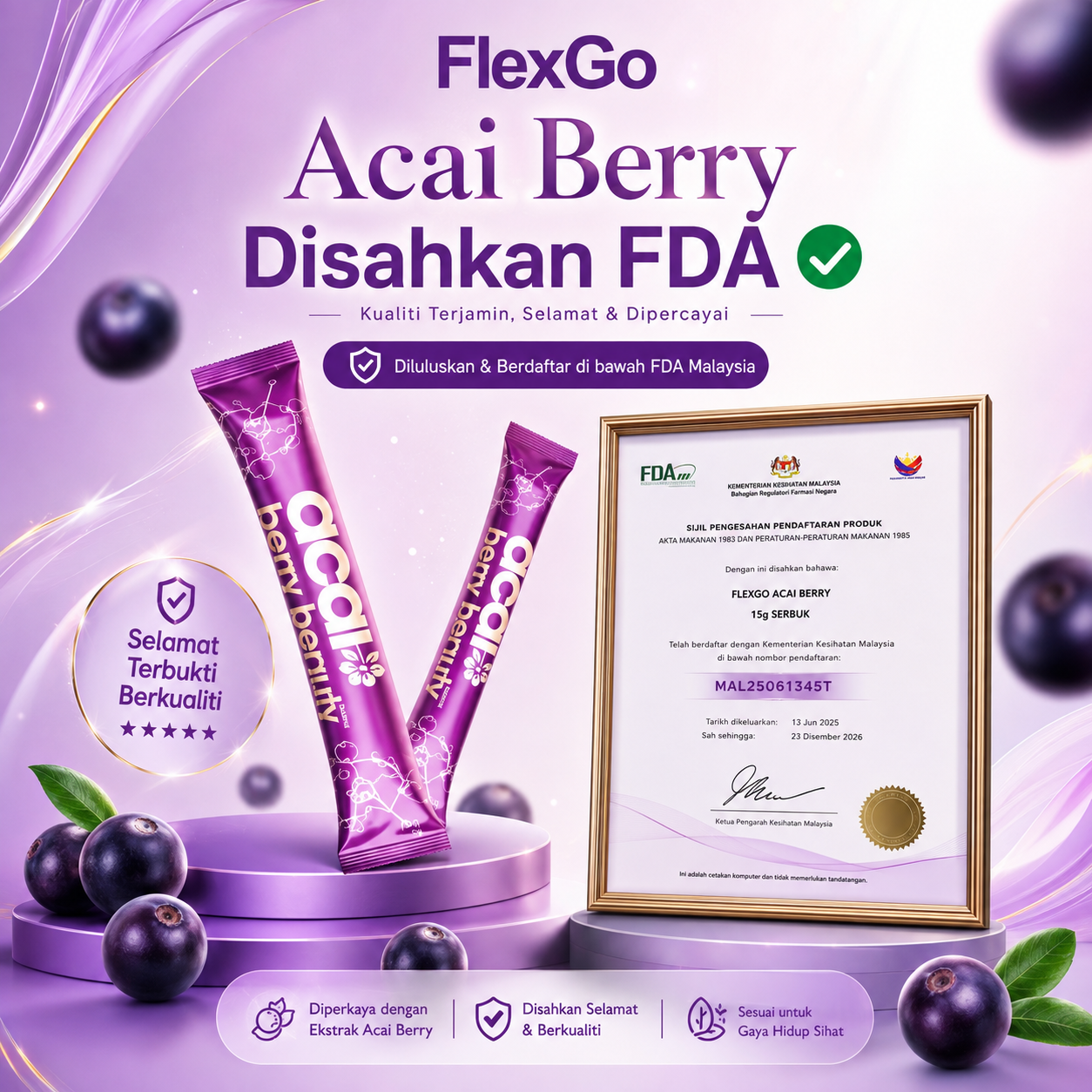 Sijil pengesahan FDA